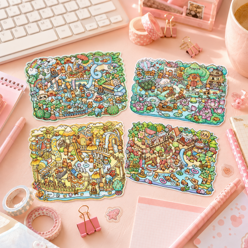 THE STICKER SCENES