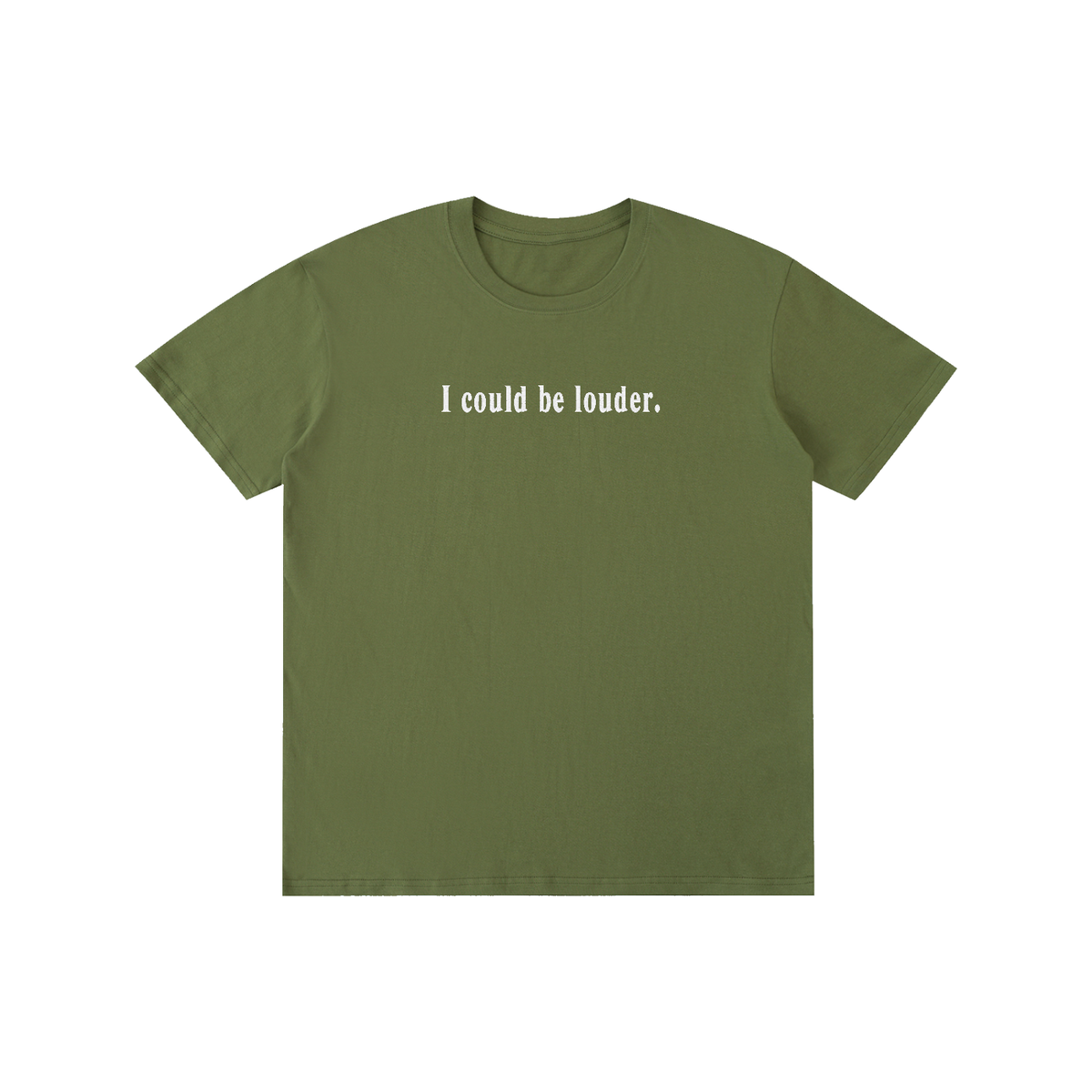 I COULD BE LOUDER Embroidered Tee