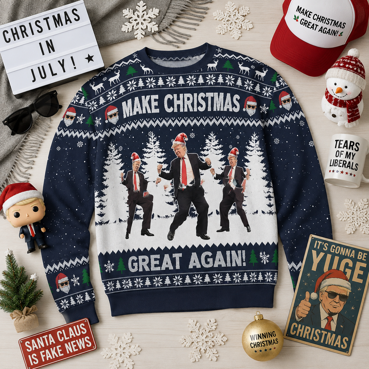 Make Christmas Great Again Ugly Christmas Sweater