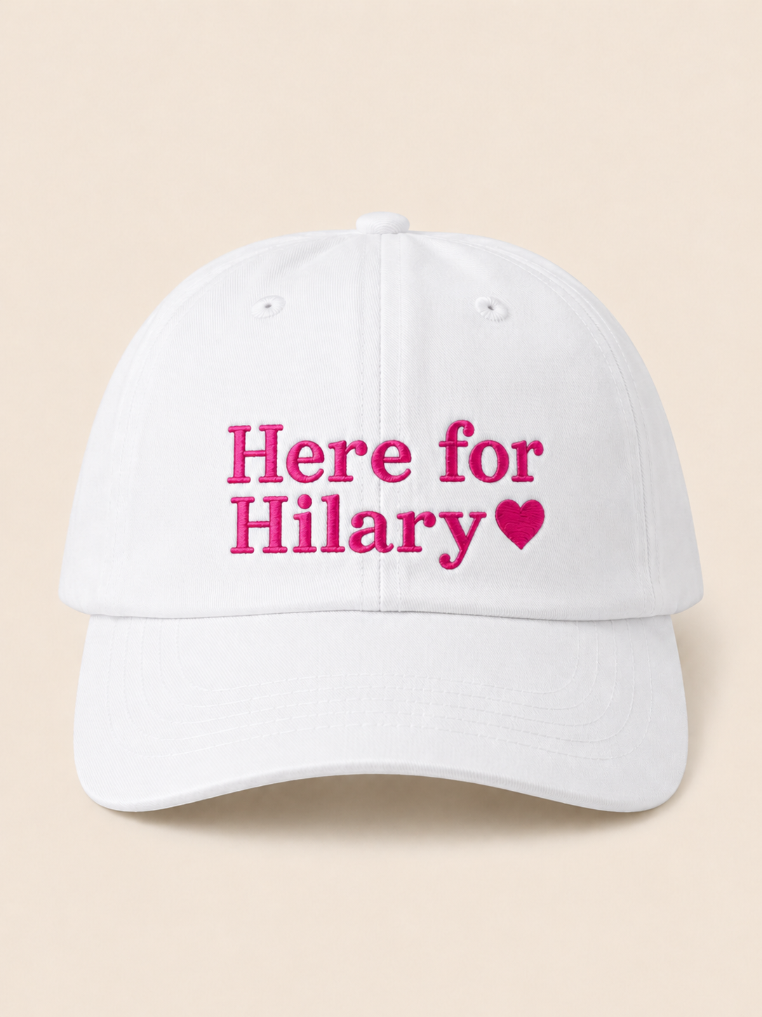 HERE FOR HILARY hat