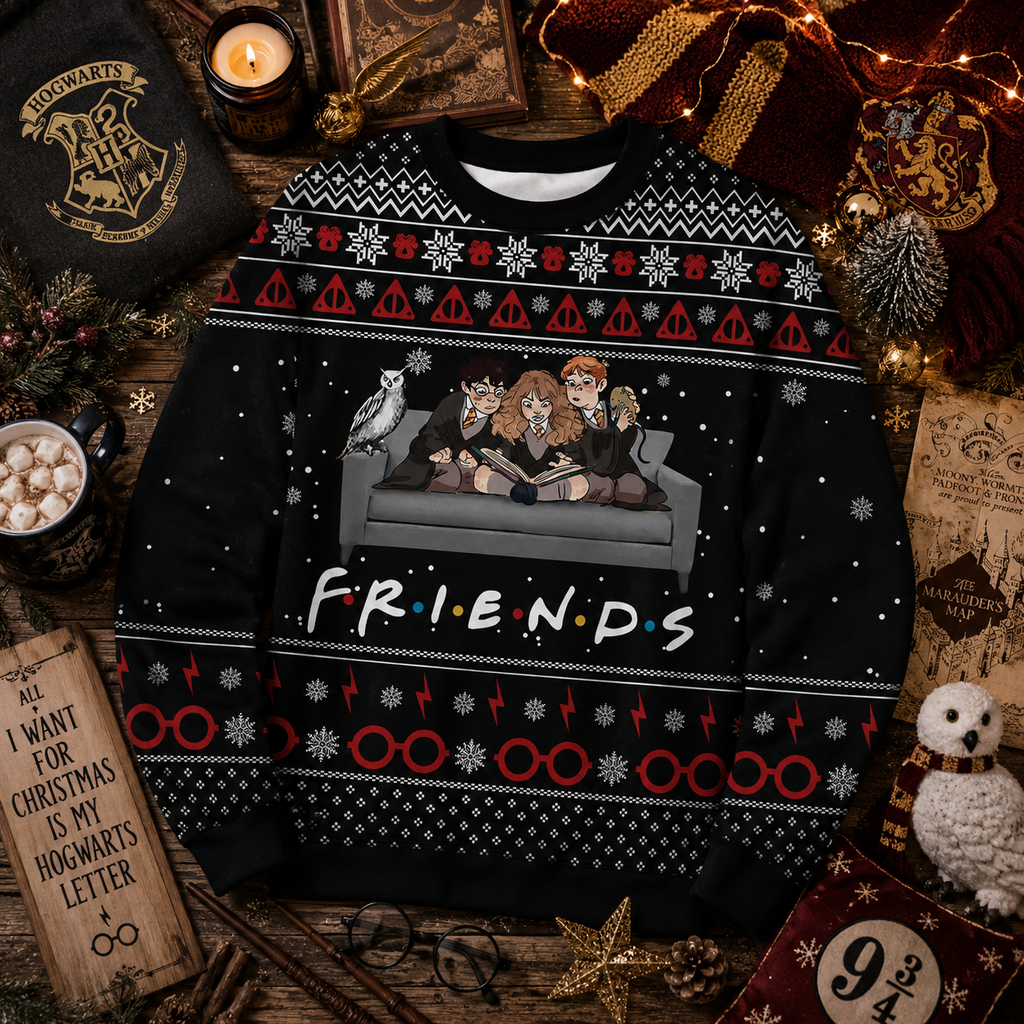 Harry Potter ft. Friends Christmas Jumper