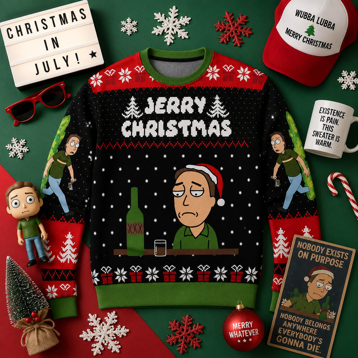 Jerry Christmas Ugly Christmas Sweater