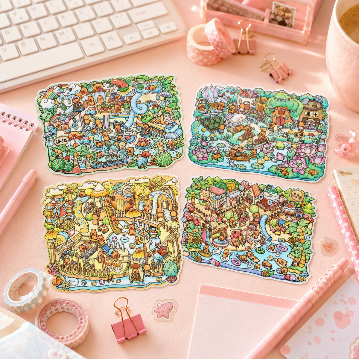 THE STICKER SCENES