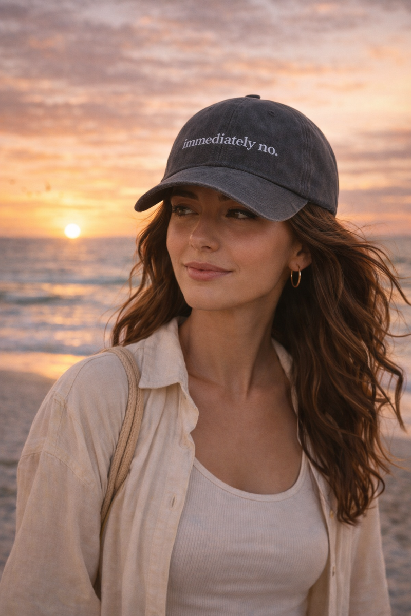Immediately No hat