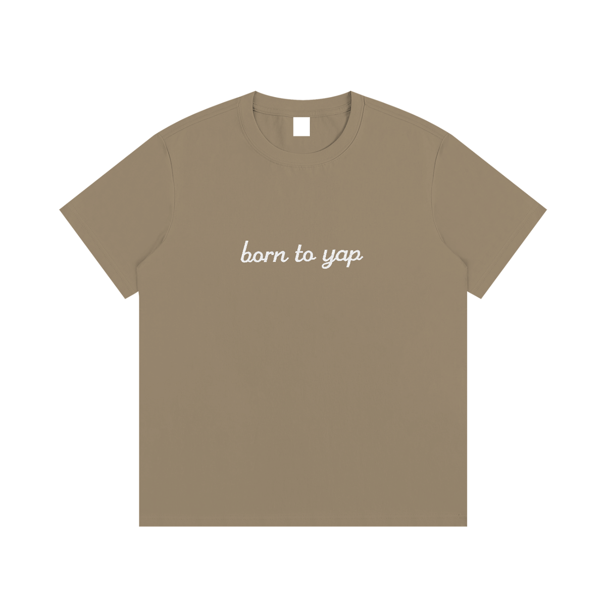 BORN TO YAP Embroidered Tee